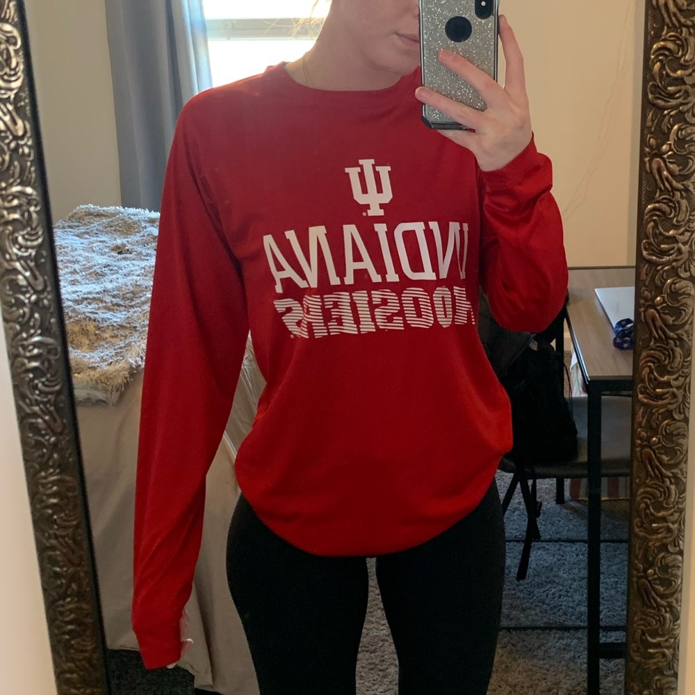 Champion Indians Hoosiers Long Sleeve Shirt